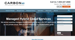 Desktop Screenshot of carbon60.com
